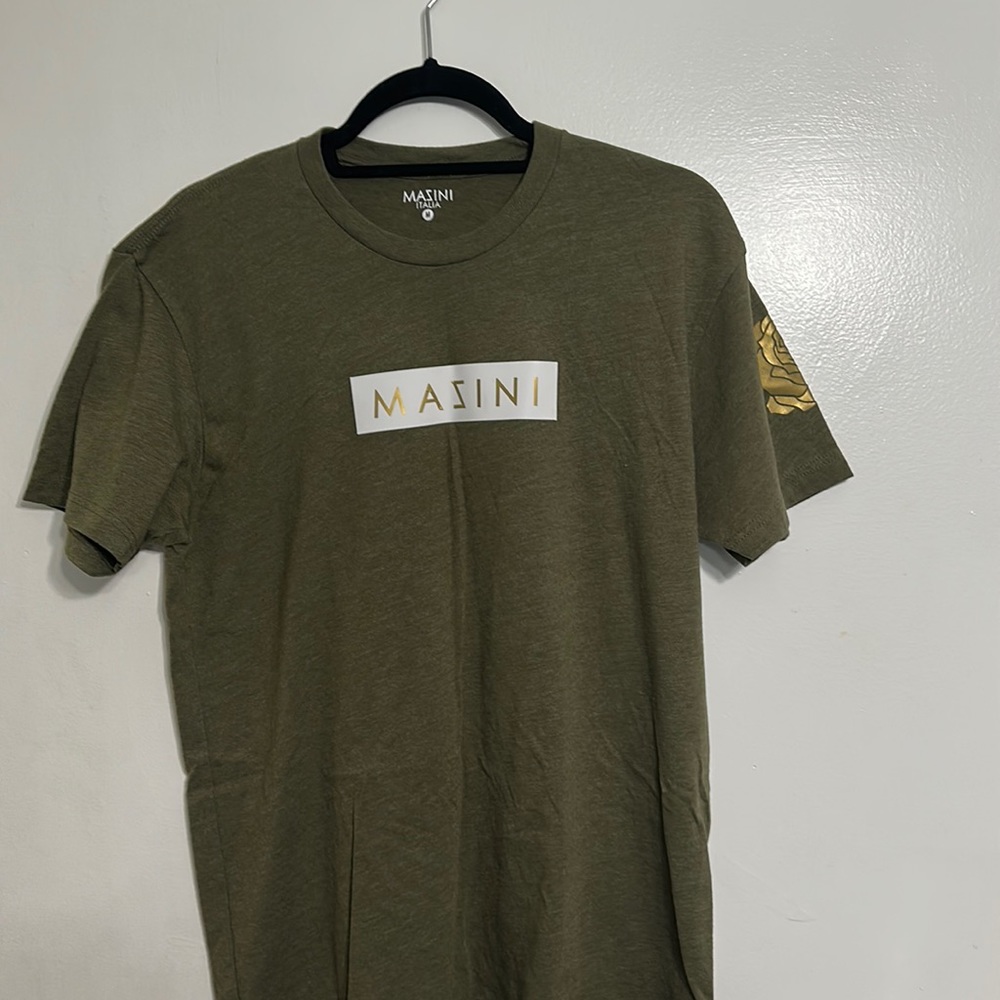 Mazini italia Italy green shirt